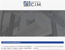 Tablet Screenshot of equipementcim.com